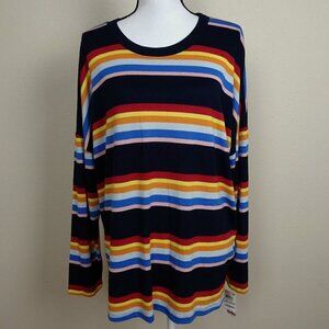 Style & Co Striped Sweater Top